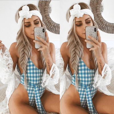 

Roseonmyhand Womens One Piece Monokini Swimwear Bikini Beach Bathing Suit Padded Beachwear
