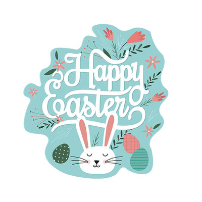 

〖Follure〗Wall Stickers Decor Happy Easter Wall Sticker Removable Art Home DIY Decals