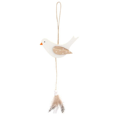 

Cute Cartoon Animal Wood Hanging Ornament Easter Day Festival Party Pendant