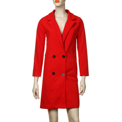 

Plus Size Women Blazer Suit Jacket Long Trench Coat Business Coat Long Cardigan Outerwear