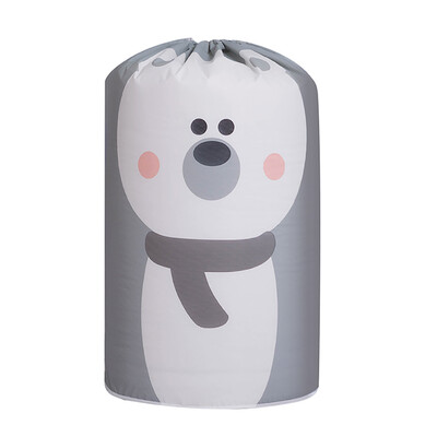 

Gobestart New PEVA Cylindrical Waterproof Print Quilt Clothing Finishing Dust Bag