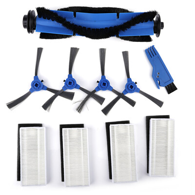 

Robotic Vacuum Cleaner Filters Side Brushes Rolling Brush Kit Replacement Accessories for Eufy RoboVac 11S RoboVac 15T RoboVac 30