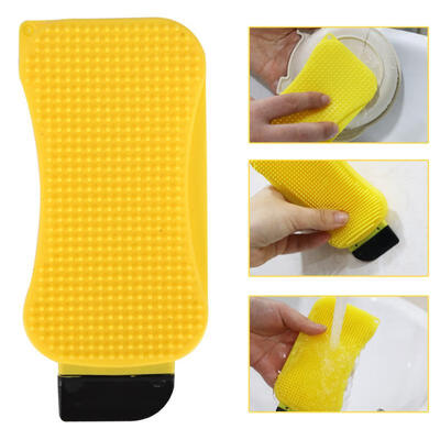 

Greensen 3In1 Sponge Multifunctional Silicone Cleaning Brush Multi-Function Kitchen Silicone Spong
