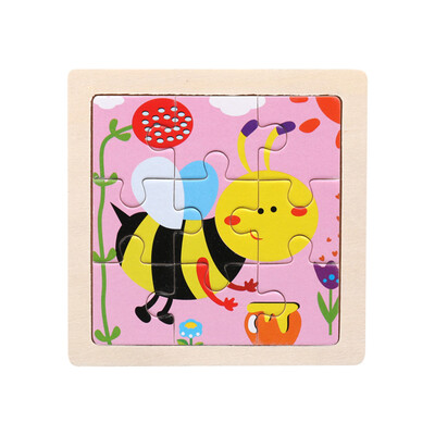 

Tailored Wooden Kids 16 Piece Jigsaw Toys Education And Learning Puzzles Toys