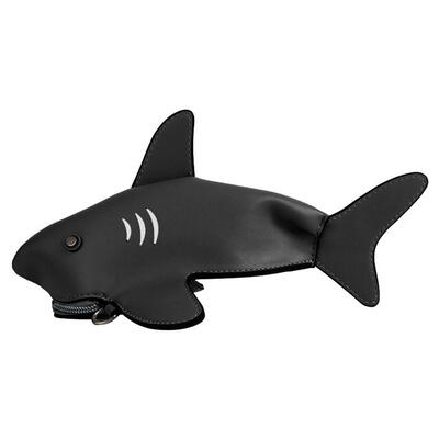 

Personality Shark PU Leather Shoulder Bag Women Crossbody Messenger Handbag