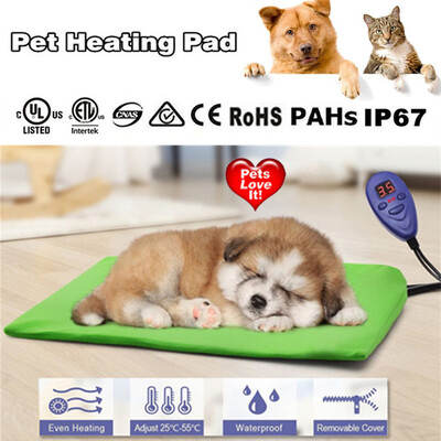 

Waterproof Pet Electric Heat Heating Heated Pad Mat Thermal Protection