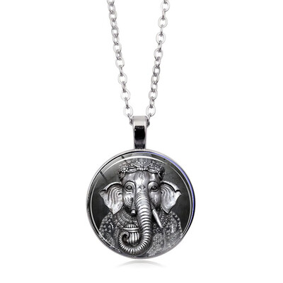 

Vintage Statue Necklace Decoration Jewelry For Women Men