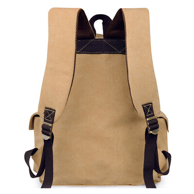 

Han shoulder bag college wind backpack female middle school student bag travel leisure canvas shoulder bag male