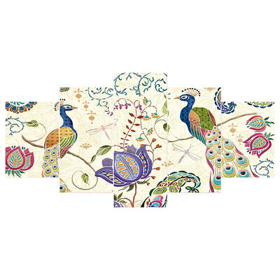 

5pcs Peafowl 5D DIY Full Drill Diamond Painting Embroidery Mosaic Kit Decor