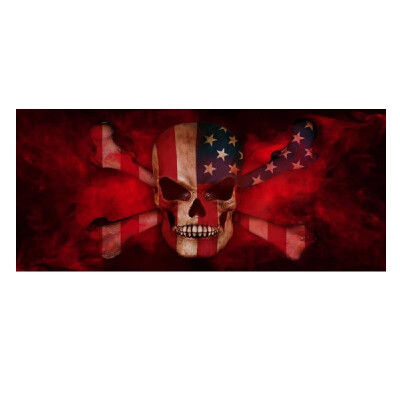 

Sticker American Flag Skull Tailgate Wrap Vinyl Graphics Decal for Truck 16758cm