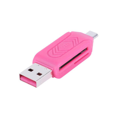 

USB20 Micro USB OTG Card Reader for TF SD Memery Card for PC Mobile Phone