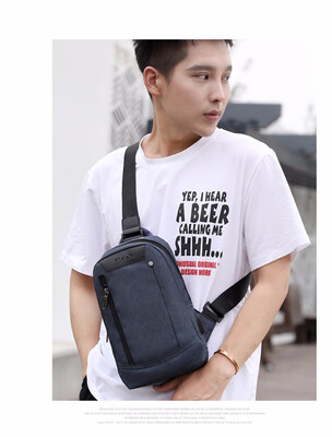 

New Arrival Oxford Men Chest Pack Single Shoulder Strap Back Bag Crossbody Bags for Women Sling Shoulder Bag Back Pack Travel