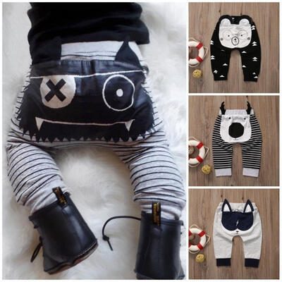 

Cartoon Infant Baby Boys Girls Bottom Pants Trousers Harem Pants Leggings Panty