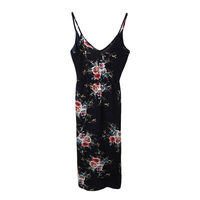 

Sexy Women Summer Long Maxi Bodycon Evening Party Dress Floral Beach Dresses Sundress