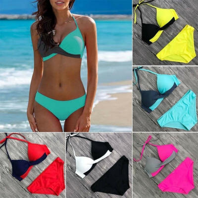 

Bikini Set Women&39s Padded Swimwear Push-up Bra Swimsuit Beachwear Bathing Suit S-2XL