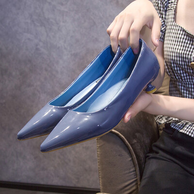

Pointed single - shoe female summer Korean version shallow thin high - heeled shoes women fine&professional shoes