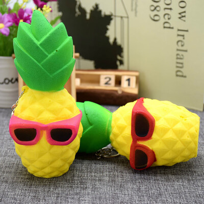 

Siaonvr Squeeze Pineapple Squishy Slow Rising Decompression Toys Easter Gift Phone Strap