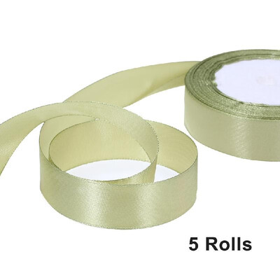 

25 YardsRoll 25mm Width Silk Satin Ribbon DIY Wedding Party Decoration Bow Crafts Invitation Card Gift Wrapping Christmas Ribbons
