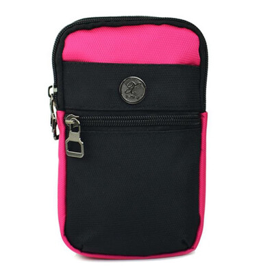 

1Pc Outdoor Men Bag Wear Belt Pockets Vertical Men Coin Purse Men Shoulder Bag