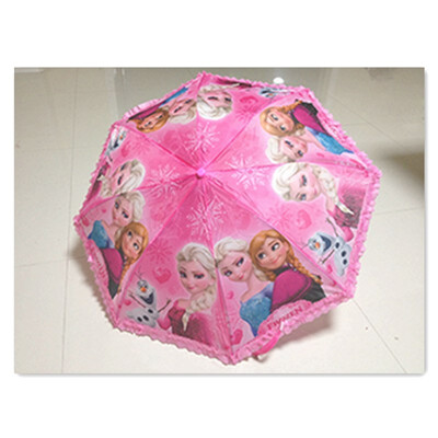

Ice romance Princess ice cartoon baby children umbrella primary school sunshade umbrella straight handle automatic umbrella