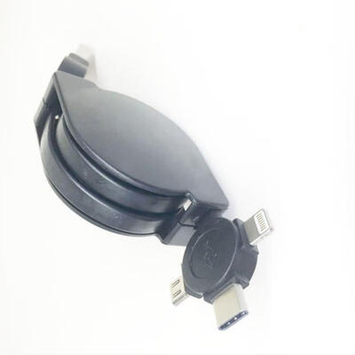 

3-in-1 Charge Cable Type C Micro USB Lightning Retractable Charger Cord