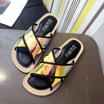 

Rose Women Ladies Fashion Beach Sandals Hollow Out Casual Slippers Flats Shoes
