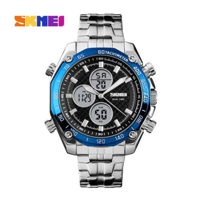 

SKMEI Quartz Sports Mens Wrist Watch Multifunction Double Display Clock Electronic Digital Waterproof Watches