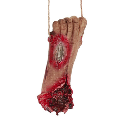 

Broken Hand Foot With Rope Blood Horror Halloween Decoration Severed Bloody Limbs Hand Novelty Dead Broken Hand Gadgets