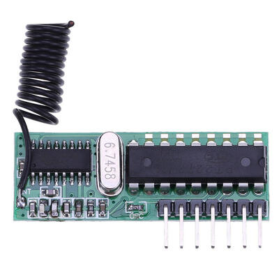 

Wireless Superheterodyne Decoding Receiver Transmitter Module Kit 433Mhz