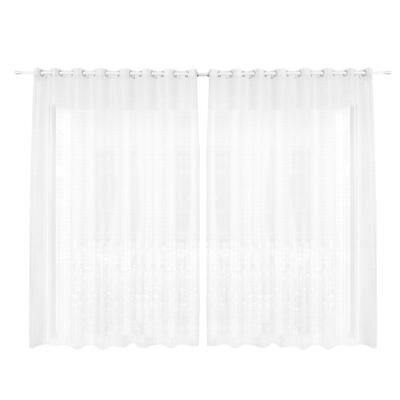 

Gezitelilun Window Screens Transparent Curtains Punch Style for Living Room