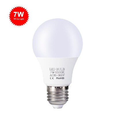 

7W LED Bulbs E27 Light Bulbs Energy Saving White Light 6000-6500K High Brightness Lamp for Bedroom Living Room 85V-265V