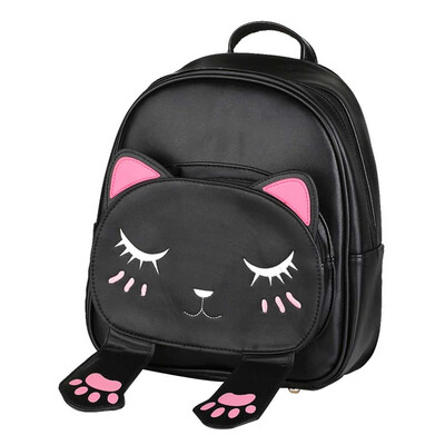 

Tailored Cute Cat Backpack School Women Backpacks for Teenage Girls