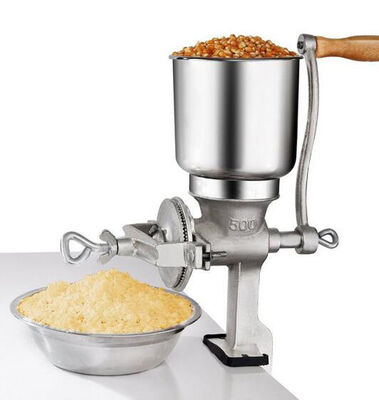 

Tall Cast Iron Mill Grinder Hand Crank Manual Grains Oats Corn Wheat Coffee Nuts