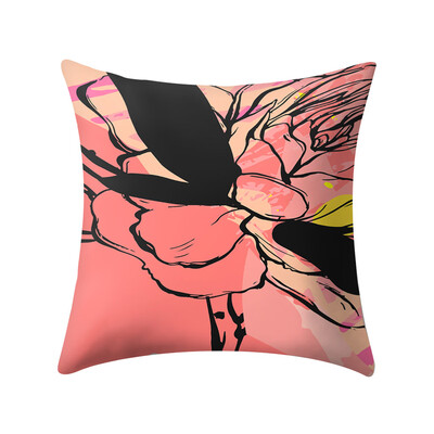 

Toponeto Print Pillow Case Polyester Sofa Car Cushion Cover Home Decor 45 X 45cm