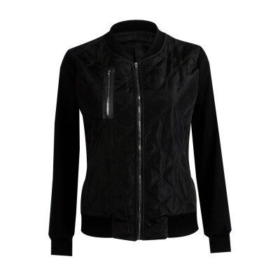 

Womens Jacket Coats Zip Up Biker Casual Flight Motorcycle Top Coat Outwear 2019