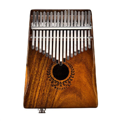

Muspor 17 Keys EQ Kalimba Solid Acacia Thumb Piano Link Speaker Electric Pickup with Bag Cable Calimba Mbira Keyboard Instrument