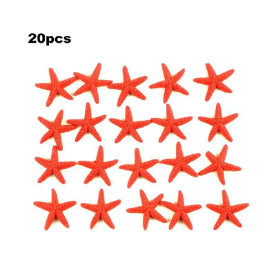 

20pcsset Mini Starfish Fairy Garden Resin DIY Craft Ornaments Miniature Landscape Model Home Decoration Photography Props Childre