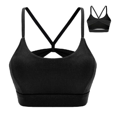 

Womens Sports Bras Bowknot Back Tops Activewear Clothes for Yoga Gym Running Fitness Workout