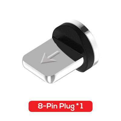 

360 Round Magnetic Charging Cable Micro Type C 3 in 1 Cable for iPhone Samsung Xiaomi Huawei LG 1M 2M Nylon Braided LED Cable