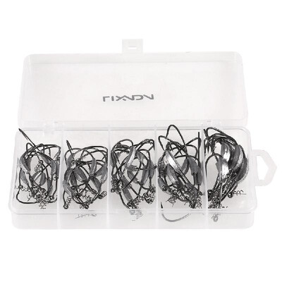 

Lixada 50 PCS Fishing Hook Barbed Carp Fishing Hook with Sinker