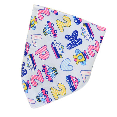 

Baby Bibs Boy Girl Cartoon Animals Water Absorb Bib Burp Cloth Triangle Soft Velvet Baby Saliva Towel Accessories