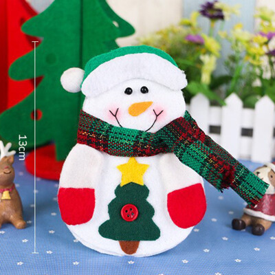 

Cute Christmas Santa Holder Dinner Table Decor Cutlery Silverware Bag Pockets