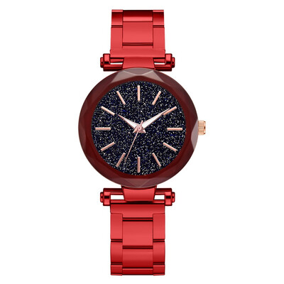 

Quartz watch starry virgin watch exquisite scale steel belt ladies watch