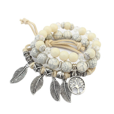 

Bohemian Retro Charm Bracelet Handwork Weaving Trendy Bracelet Summer Beach Accessories Gift