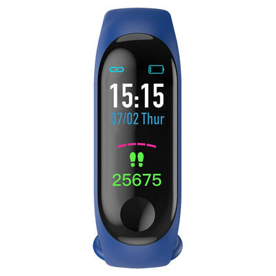 

M3 Blood Pressure Oxygen Heart Rate Monitor IP68 Waterproof Smart Bracelet