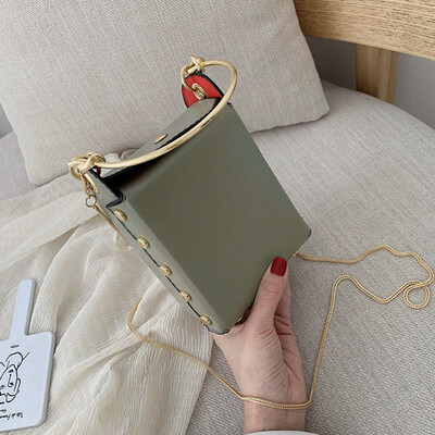 

Tailored Fashion Women Pure Color Colorful Leather Waterproof Messenger Bag Crossbody Bag