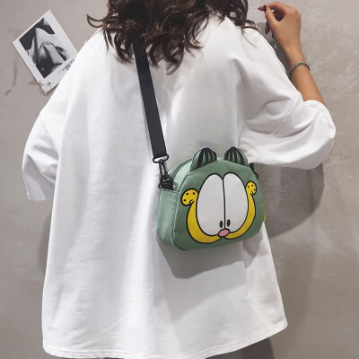 

Childrens bag female 2019 new Japanese Harajuku girl cartoon bag small fresh Sen canvas shoulder Messenger bag