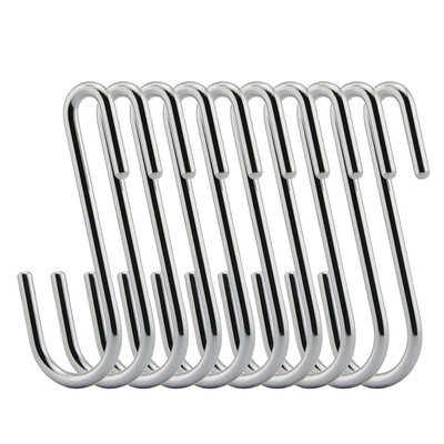 

Rack  Shaped Hooks Hangers for Home Kitchen Workshop Multiple Uses 10PCS