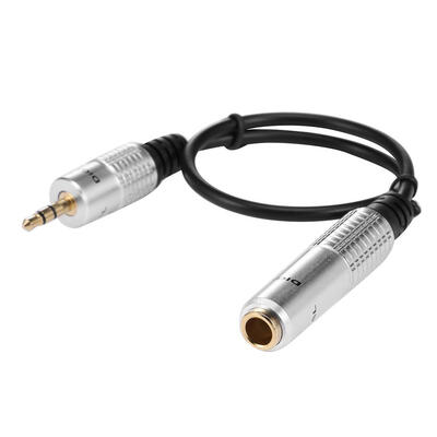 

Audio Aux 635mm Female to 35mm TRS Male Stereo Headphone Adapter Cable