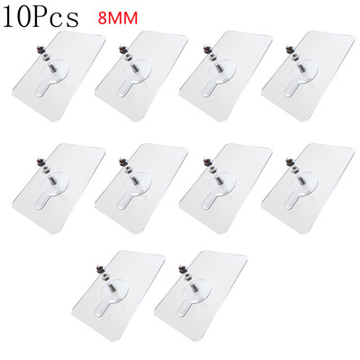 

Toponeto Nail Free Wall Hook Screw Adhesive Non-Trace No Drilling for Bathroom Kitchen